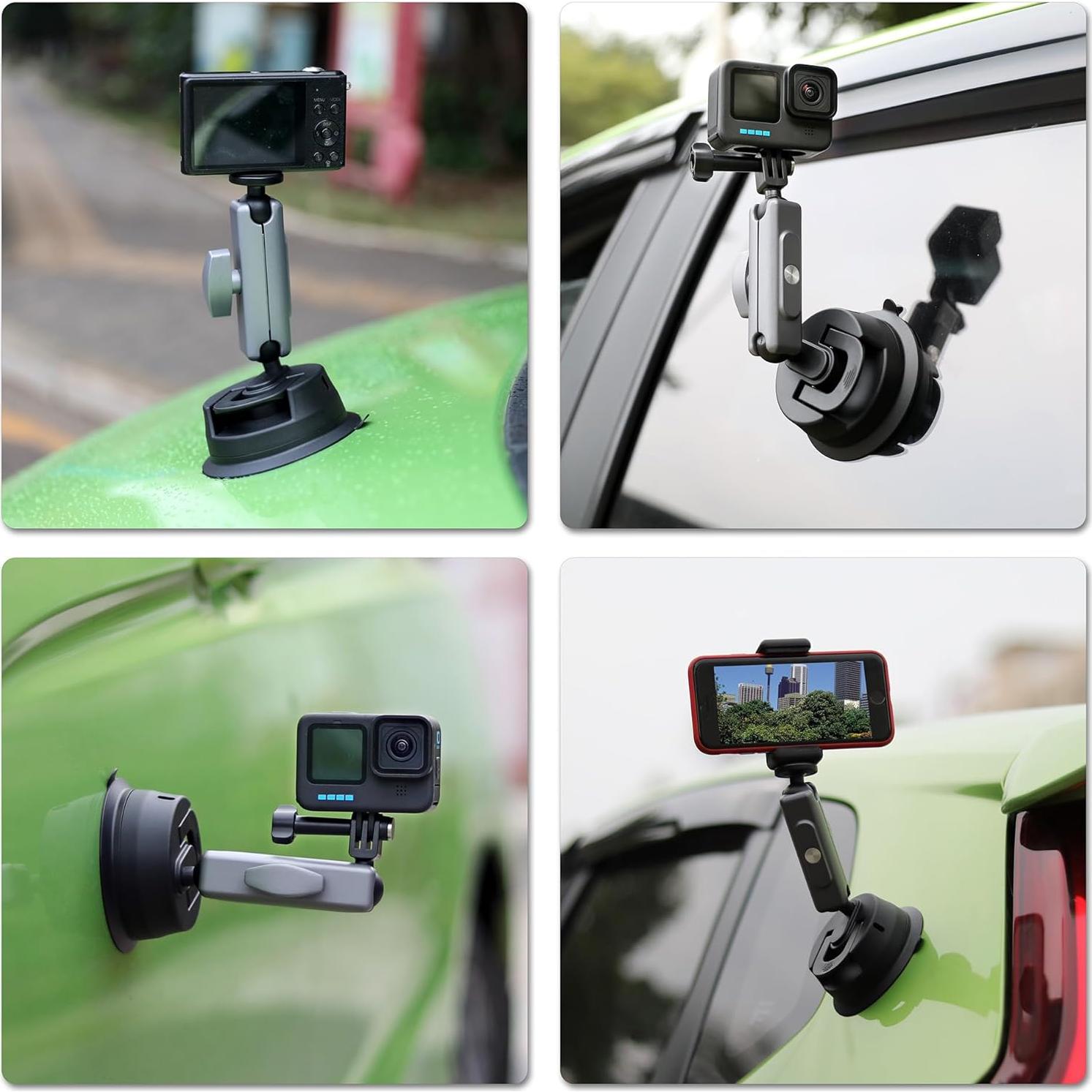 Soporte de Ventosa YALLSAME para Coche con Rotación 360°