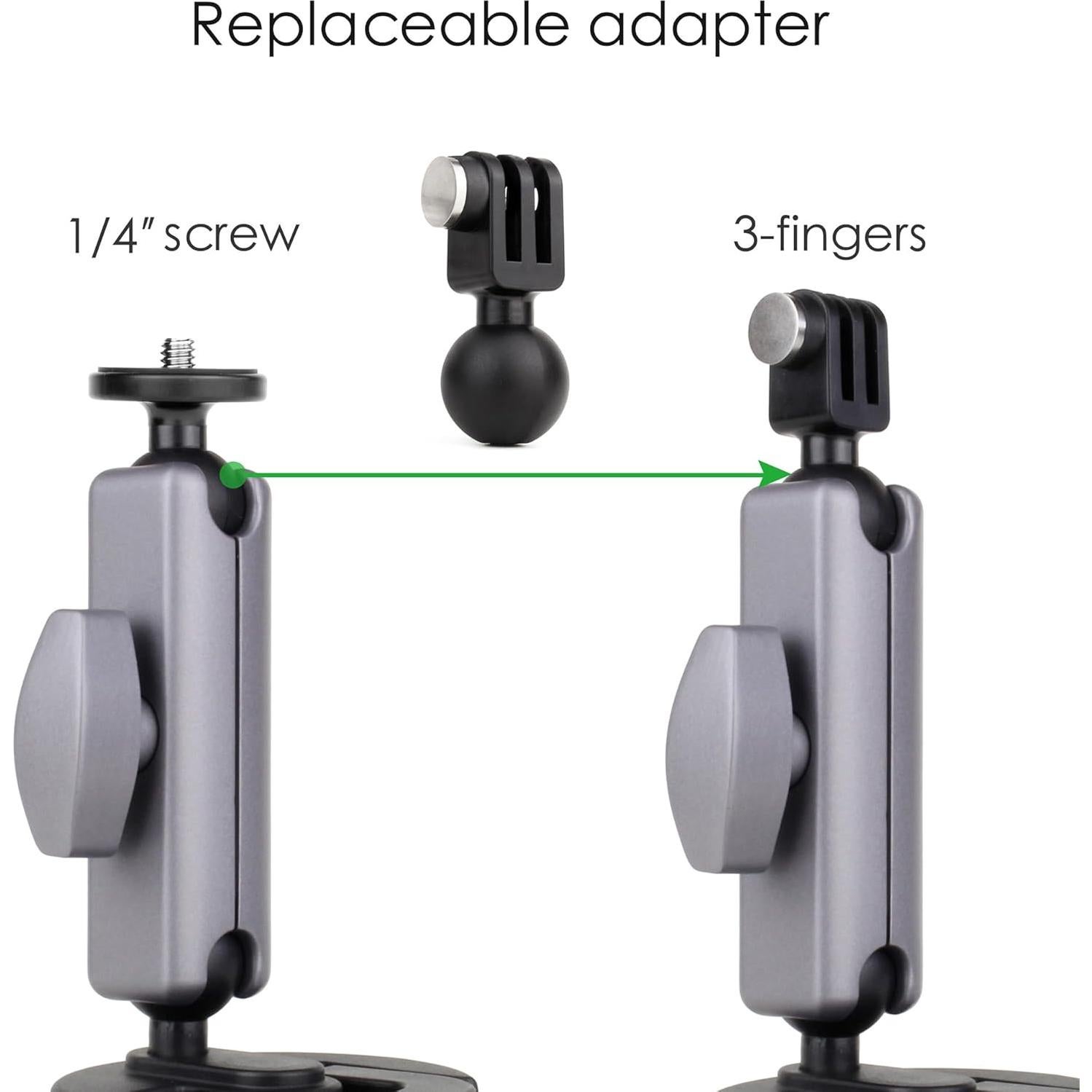 Soporte de Ventosa YALLSAME para Coche con Rotación 360°