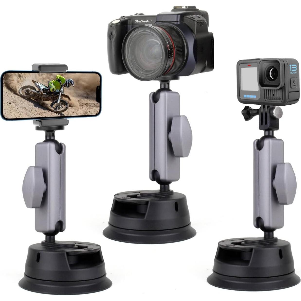 Soporte de Ventosa YALLSAME para Coche con Rotación 360°