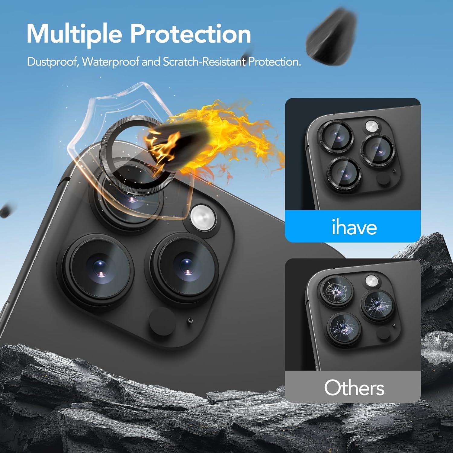 Protector de Lente de Cámara Vidrio Templado Genkin iPhone 17 Pro Max