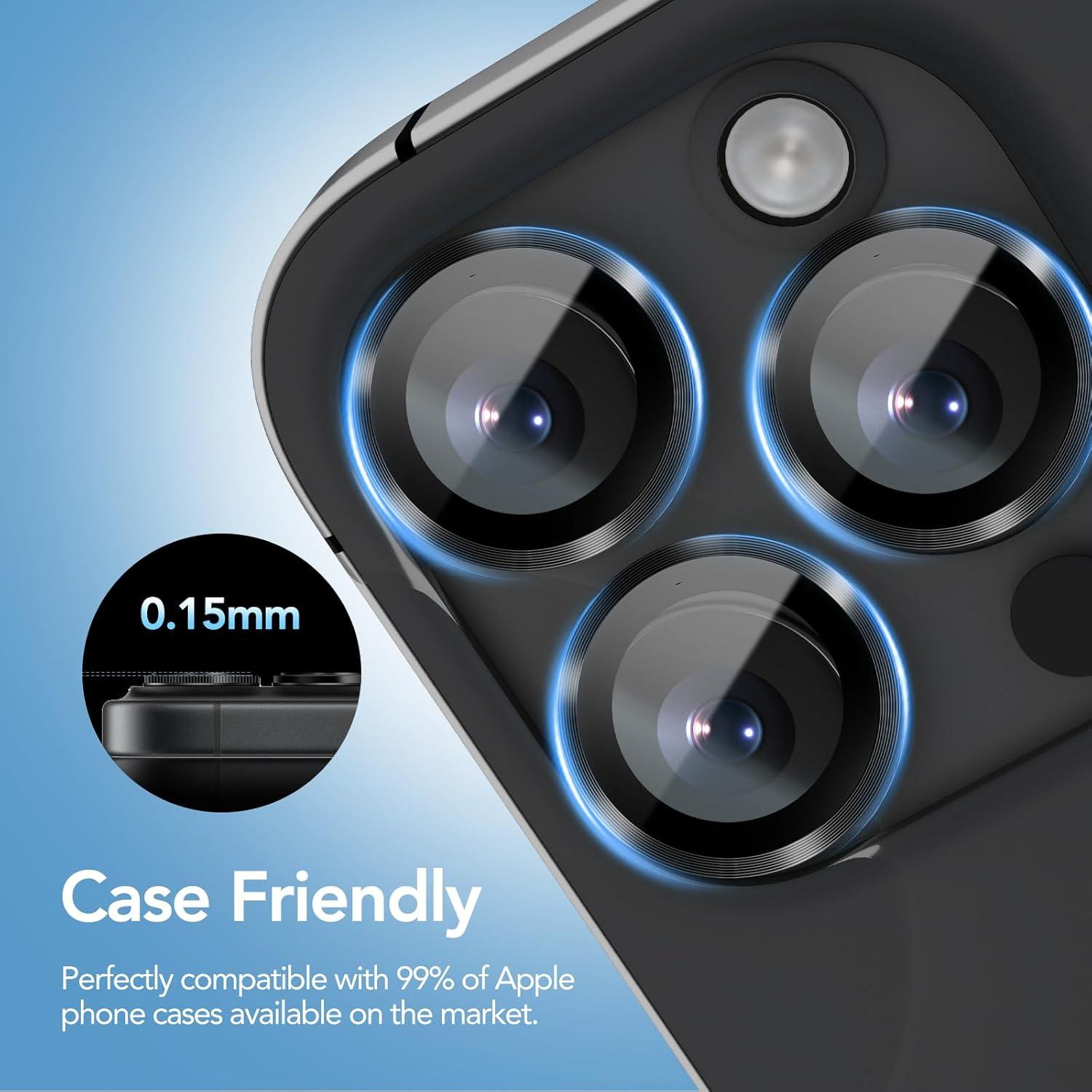 Protector de Lente de Cámara Vidrio Templado Genkin iPhone 17 Pro Max