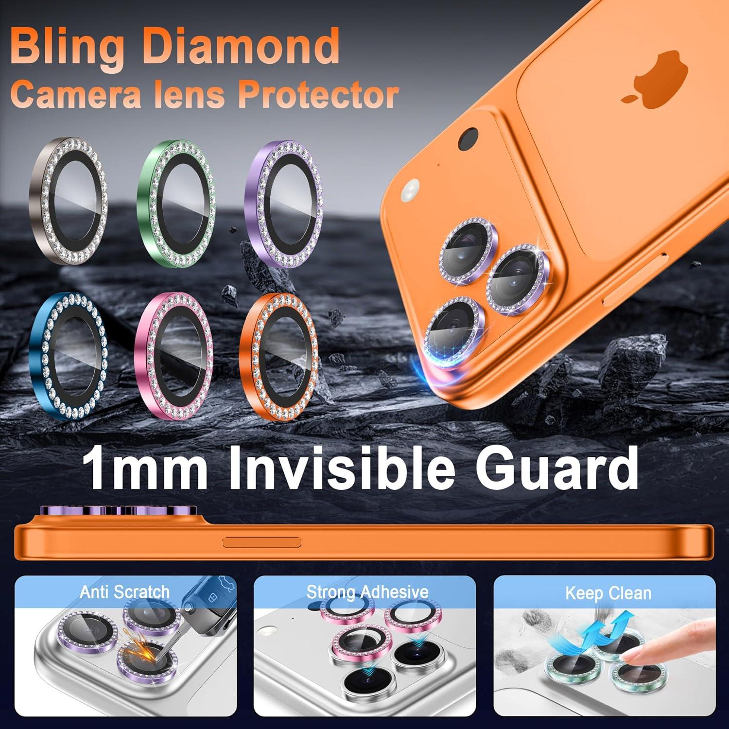 Protector de Lente de Cámara Casetego para iPhone 17 Pro Max/Pro 9H