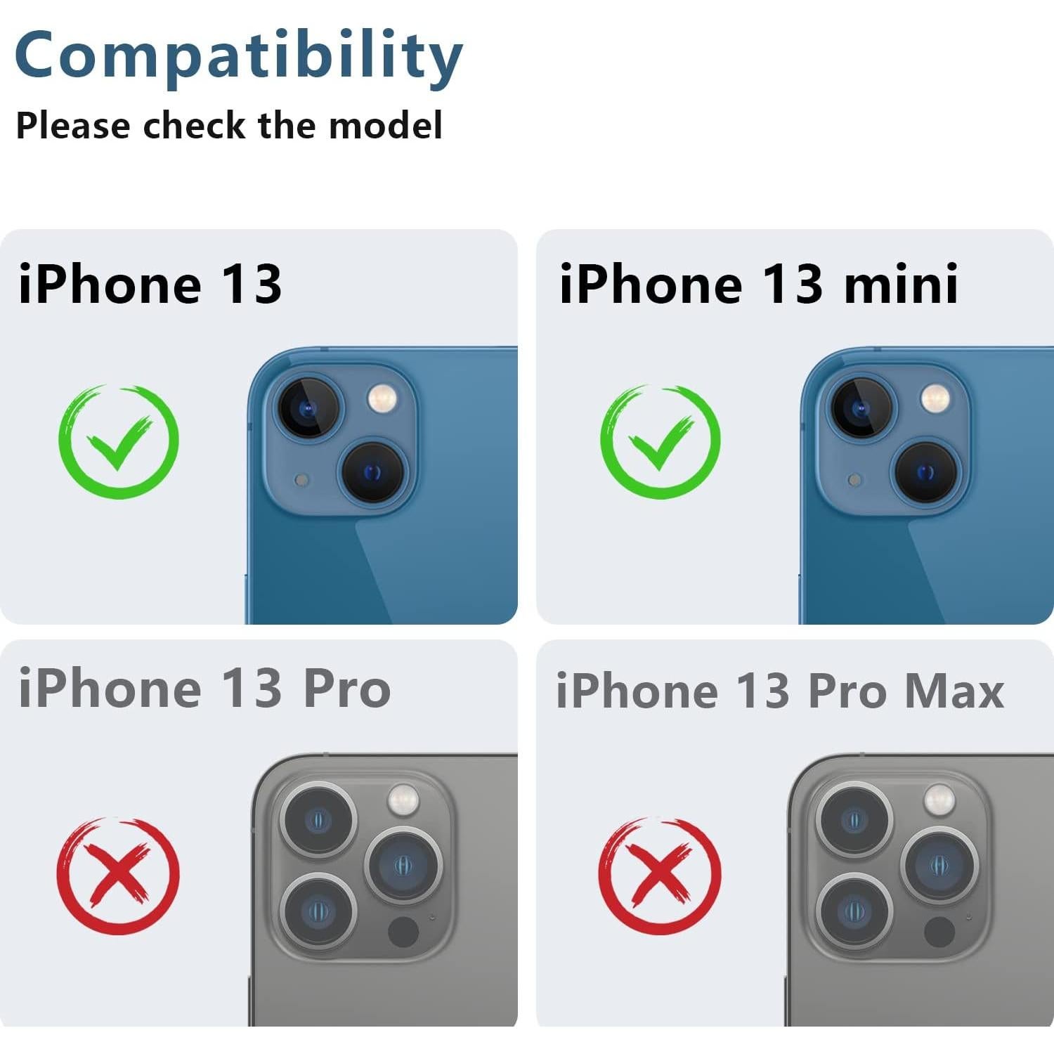 Protector de Lente de Cámara Korecase para iPhone 13 Mini - 2 Piezas