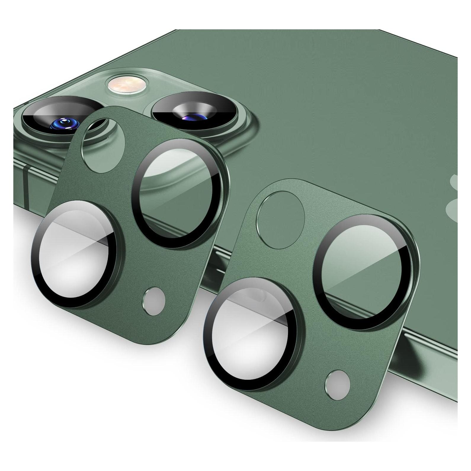 Protector de Lente de Cámara Korecase para iPhone 13 Mini - Verde