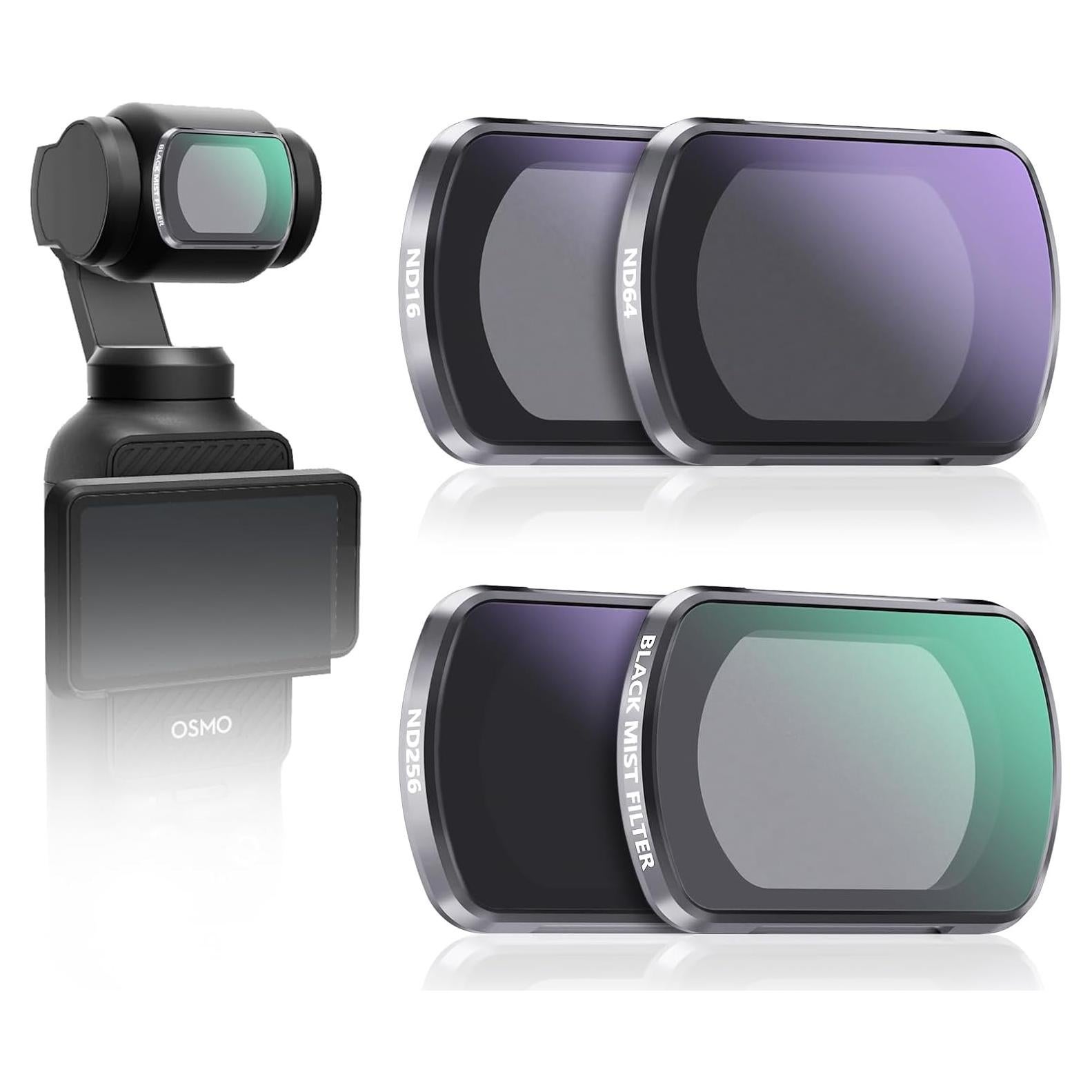 Juego de Filtros ND Black Mist para DJI Osmo Pocket 3 - 4 Pack