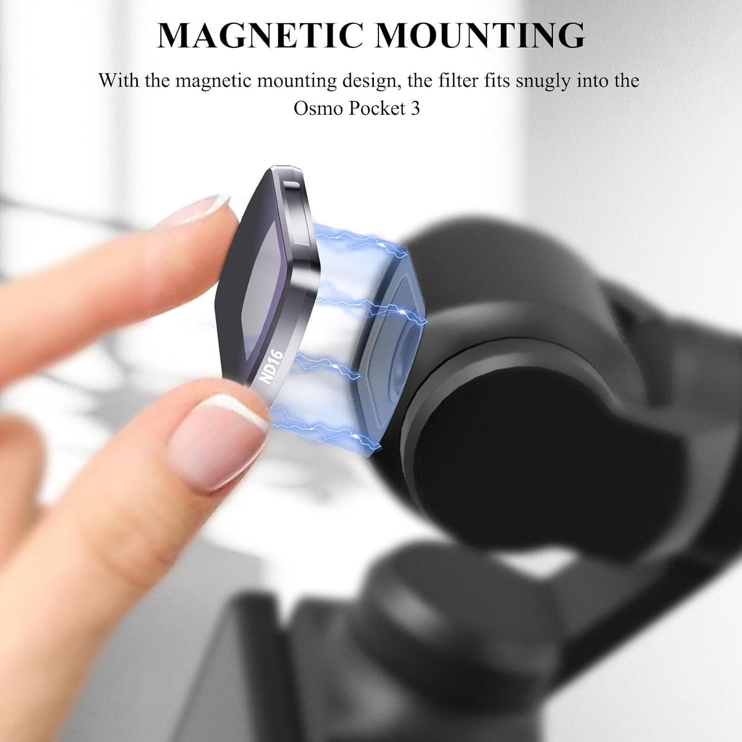 Juego de Filtros ND Black Mist para DJI Osmo Pocket 3 - 4 Pack