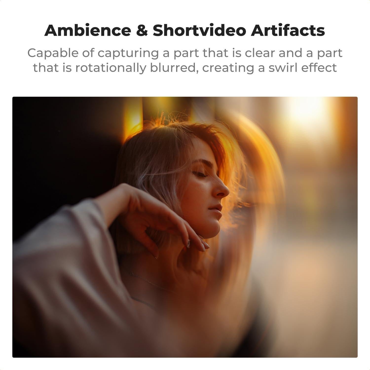 Filtro de lente K&F Concept 100mm Spiral Halo Cristal óptico