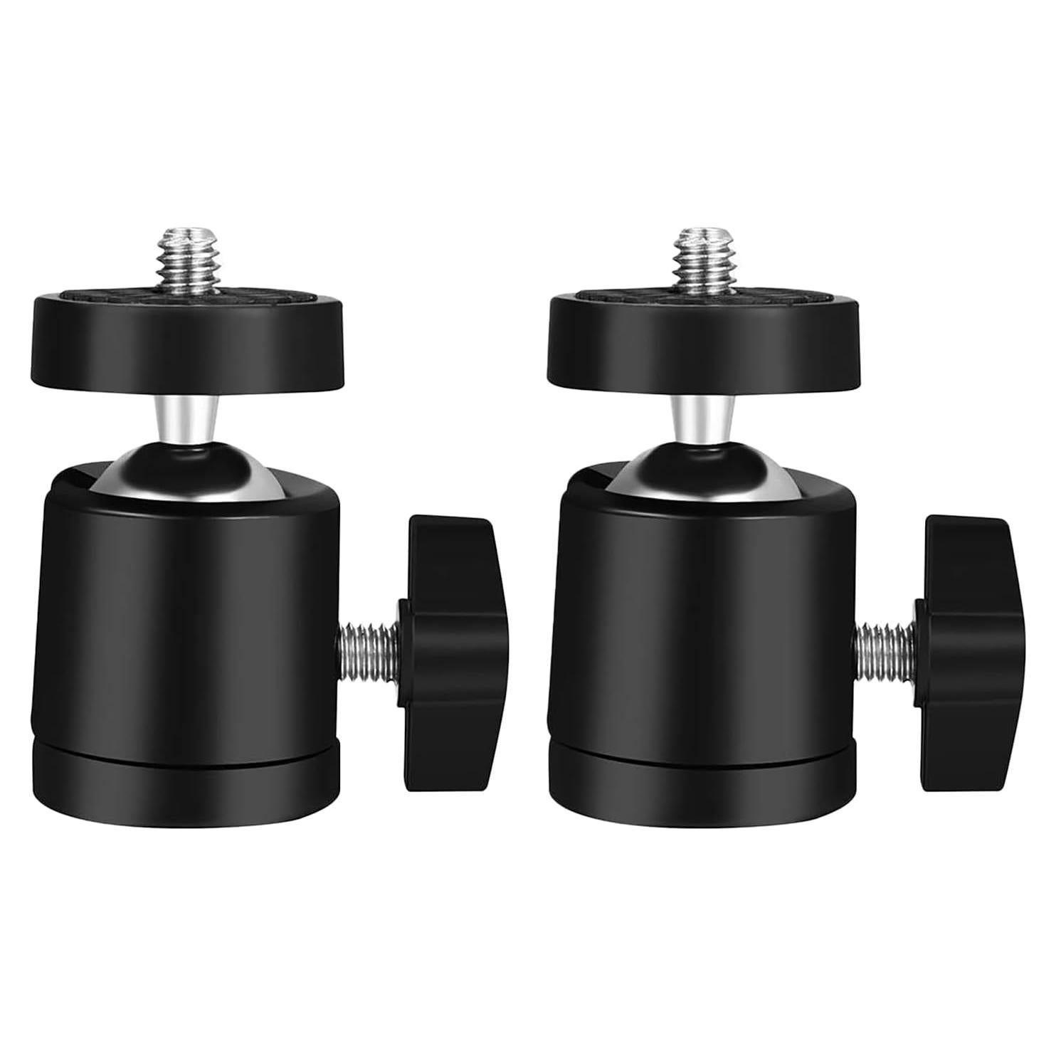 Cabezal de bola mini Genérico 360° para trípode - Paquete de 2