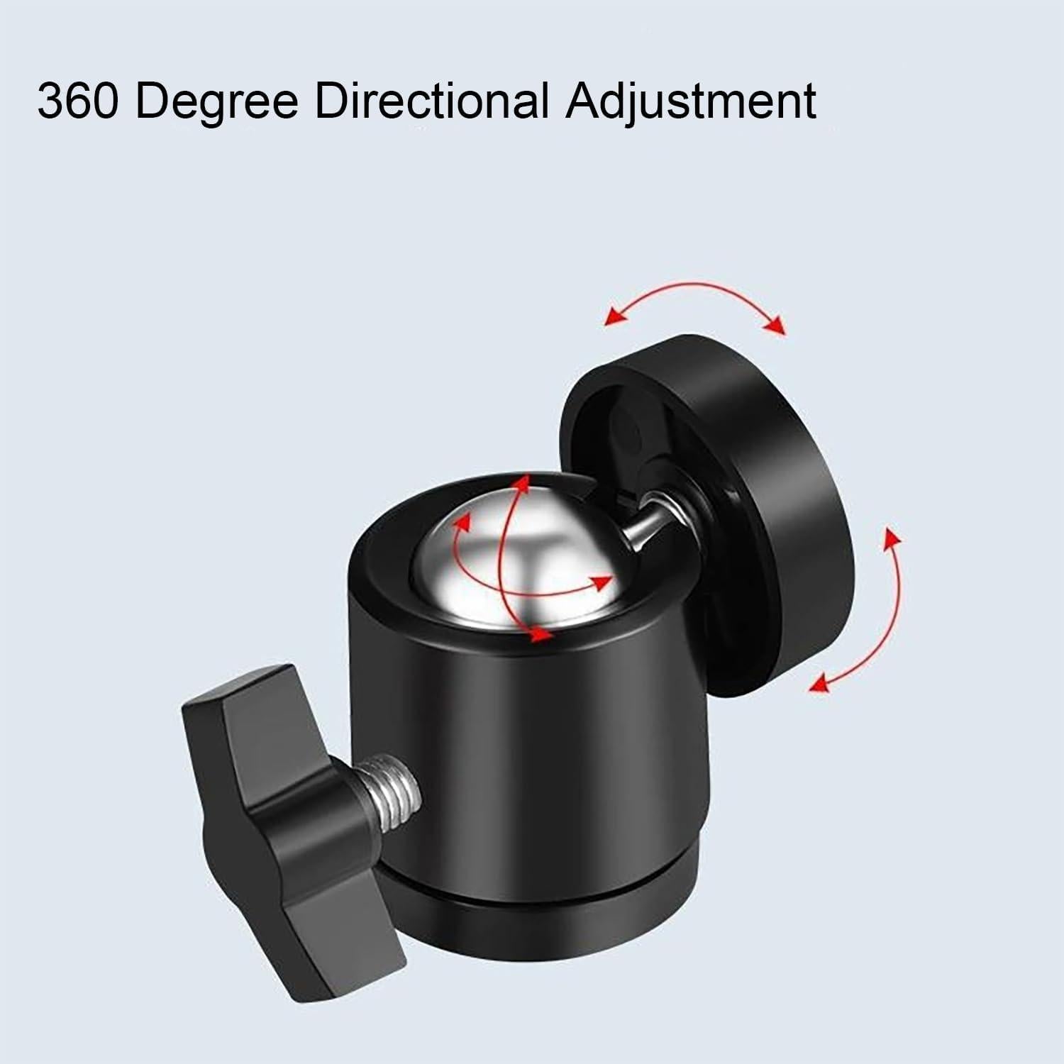 Cabezal de bola mini Genérico 360° para trípode - Paquete de 2