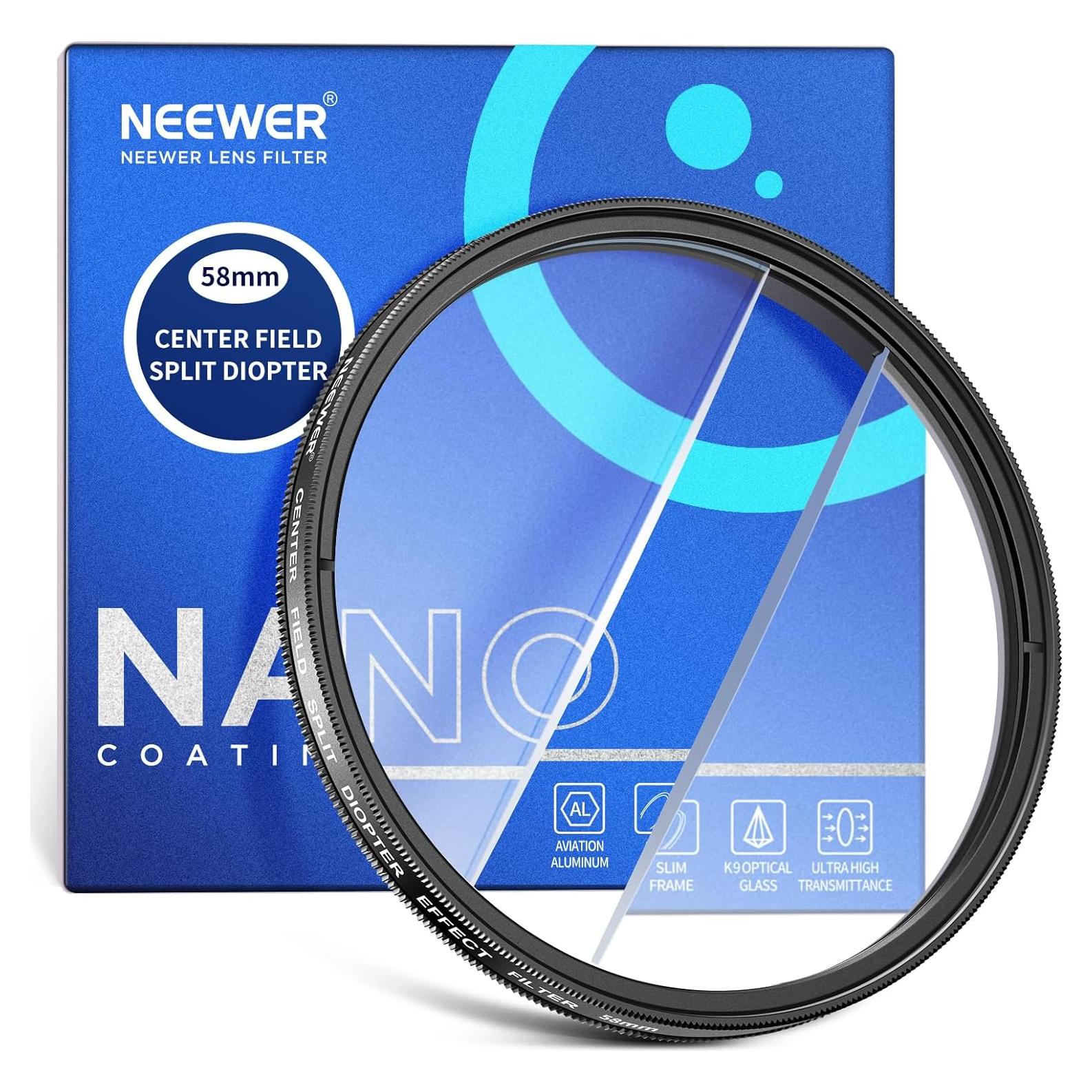 Filtro de Prisma Lineal NEEWER 58mm para Cámara - Efecto Refracción