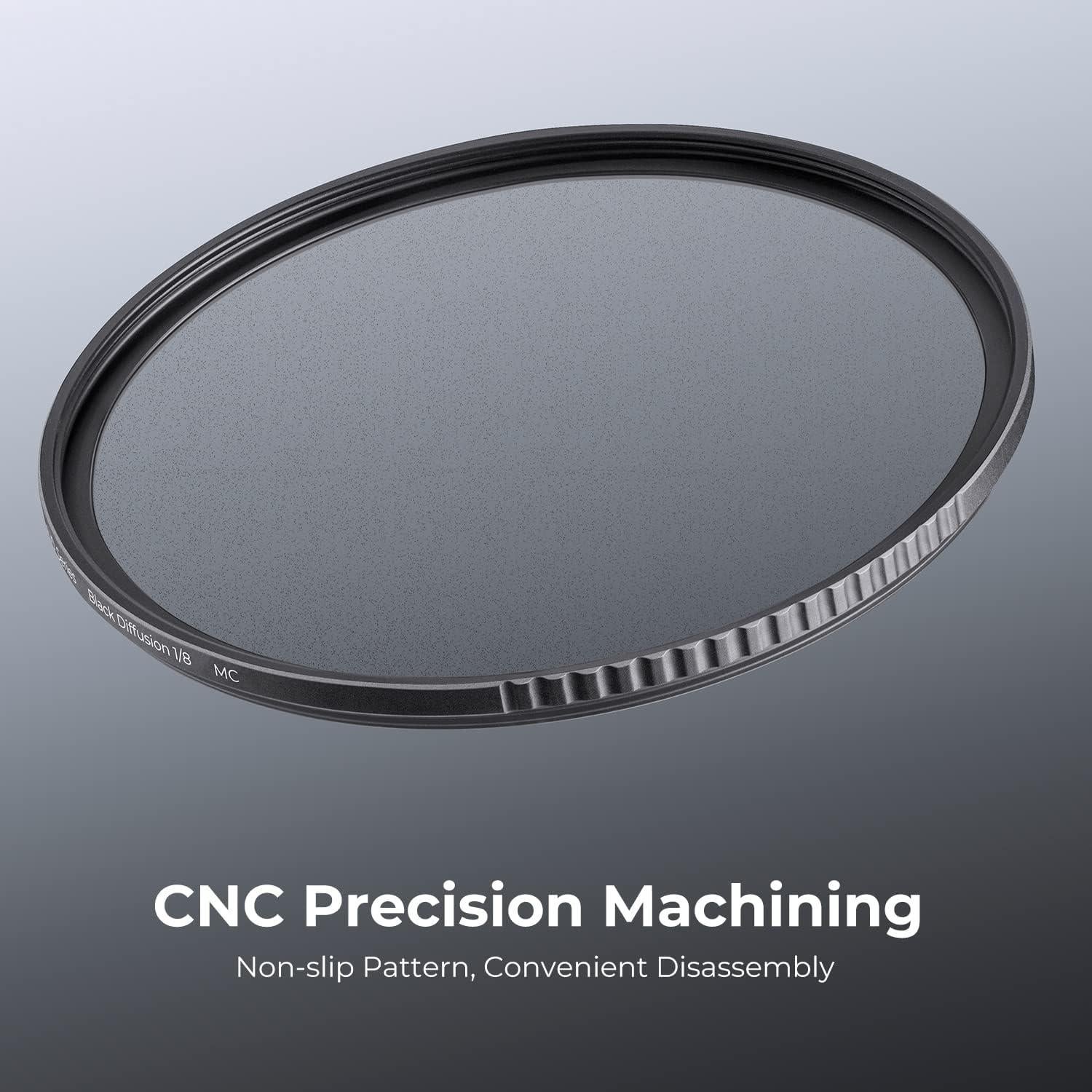 Filtro de Difusión Negra 1/4 K&F Concept 58mm Impermeable