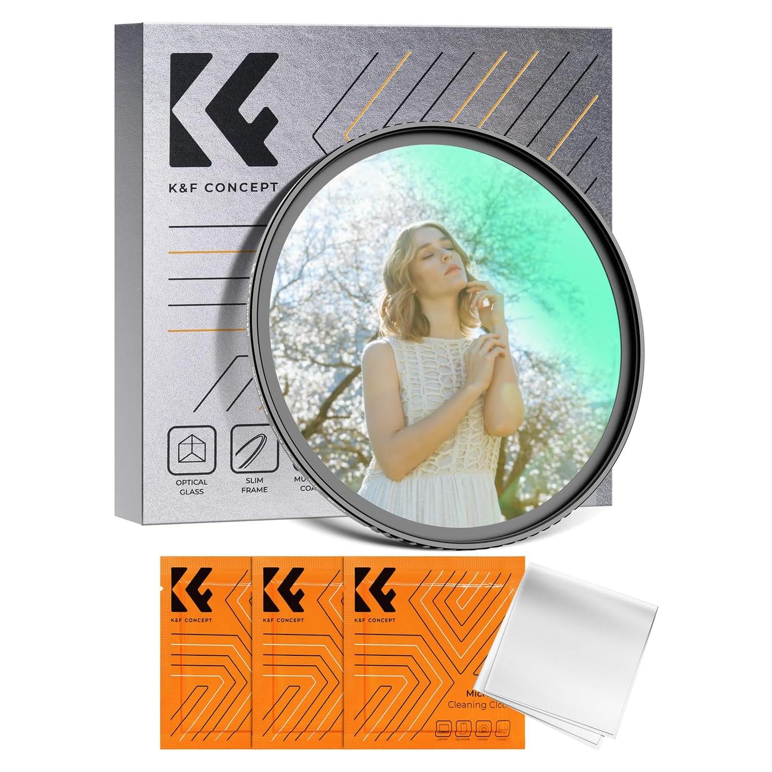 Filtro de Niebla Blanca K&F CONCEPT 67mm Difusión Suave