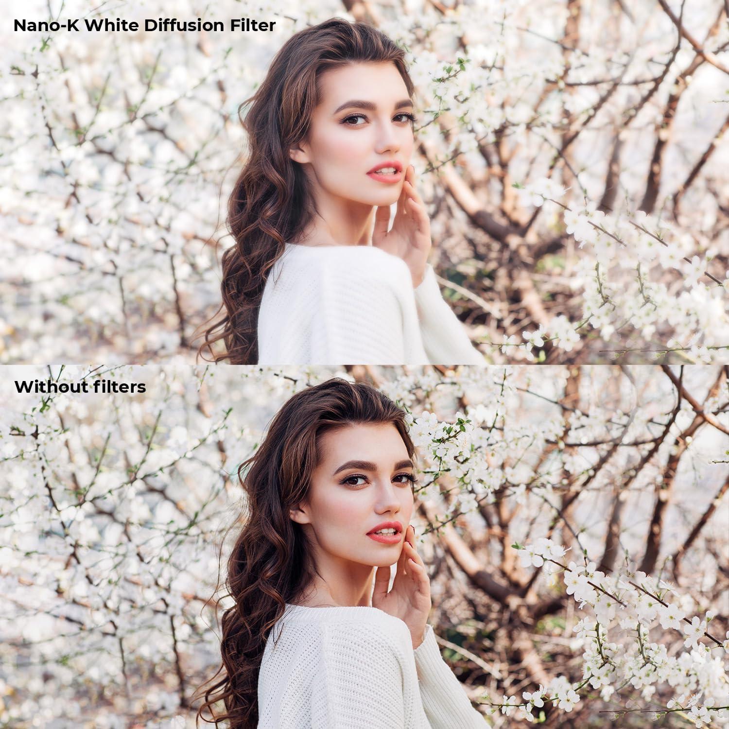 Filtro de Niebla Blanca K&F CONCEPT 67mm Difusión Suave