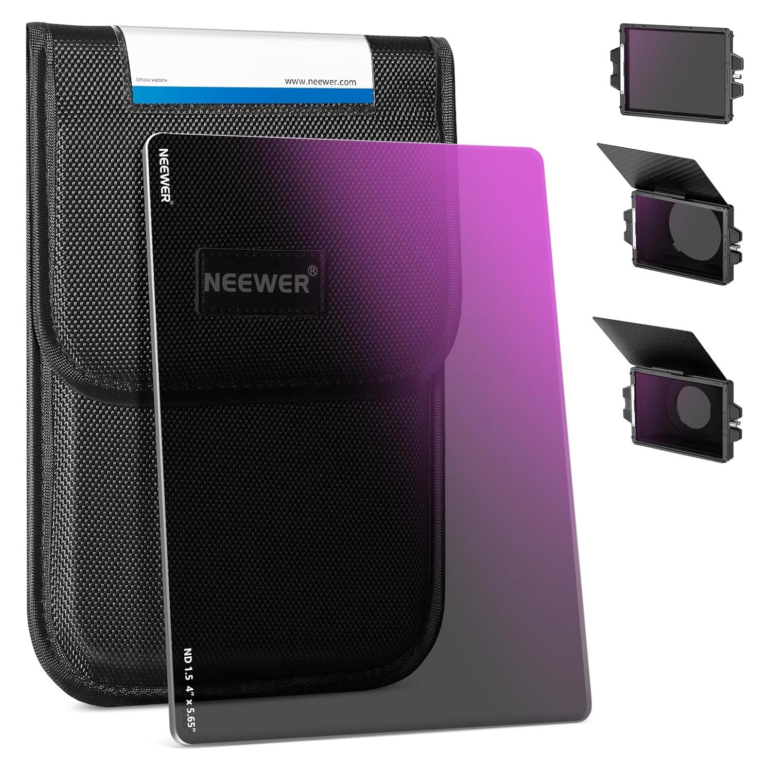 Filtro ND Cuadrado NEEWER ND1.5 4"x5.65" Doble Cara 30 Capas