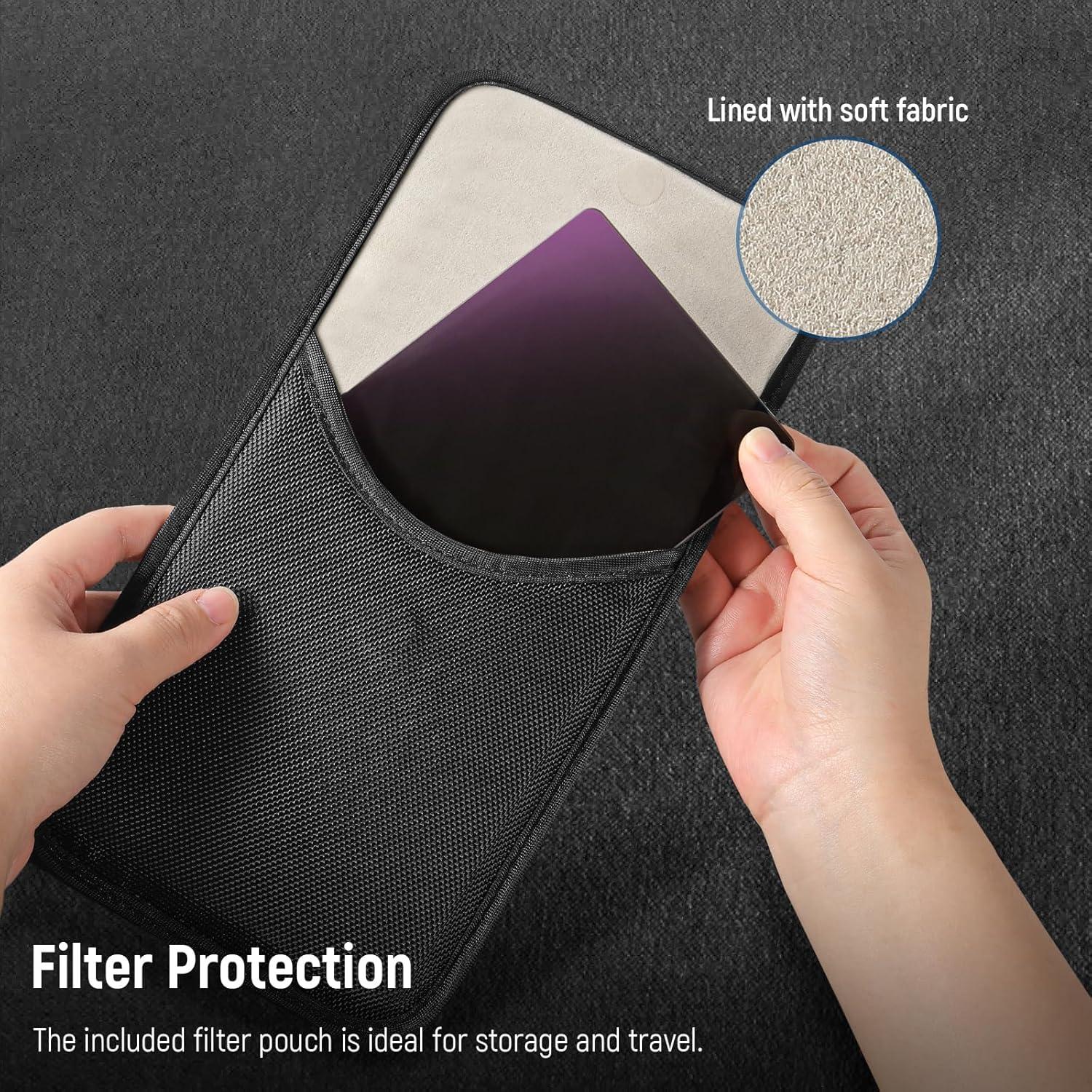 Filtro ND Cuadrado NEEWER ND1.5 4"x5.65" Doble Cara 30 Capas