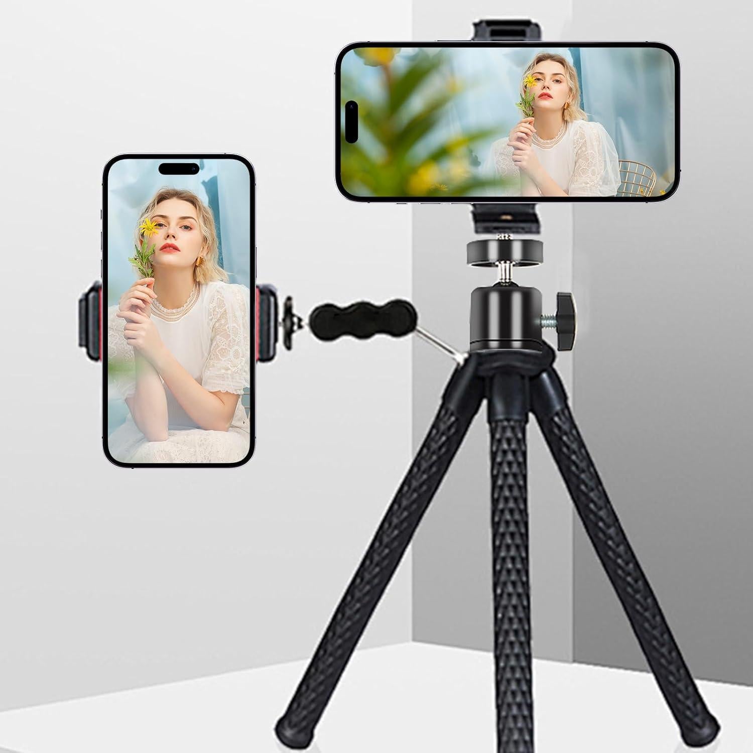 Cabezal de bola mini 1/4" Acuxiaza para trípode 360°