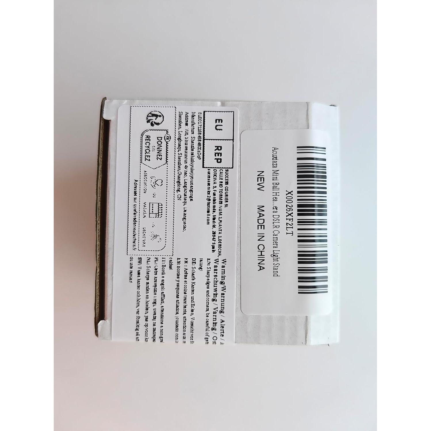 Cabezal de bola mini 1/4" Acuxiaza para trípode 360°