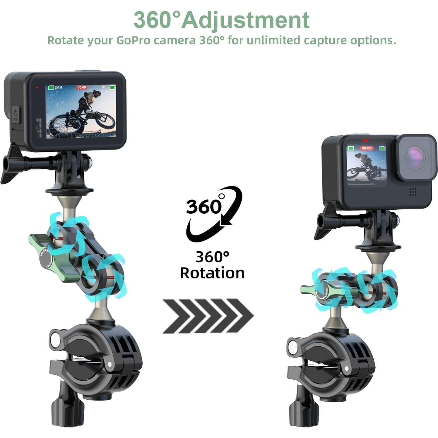 Soporte de Manillar para Cámara Deportiva forubar 360°