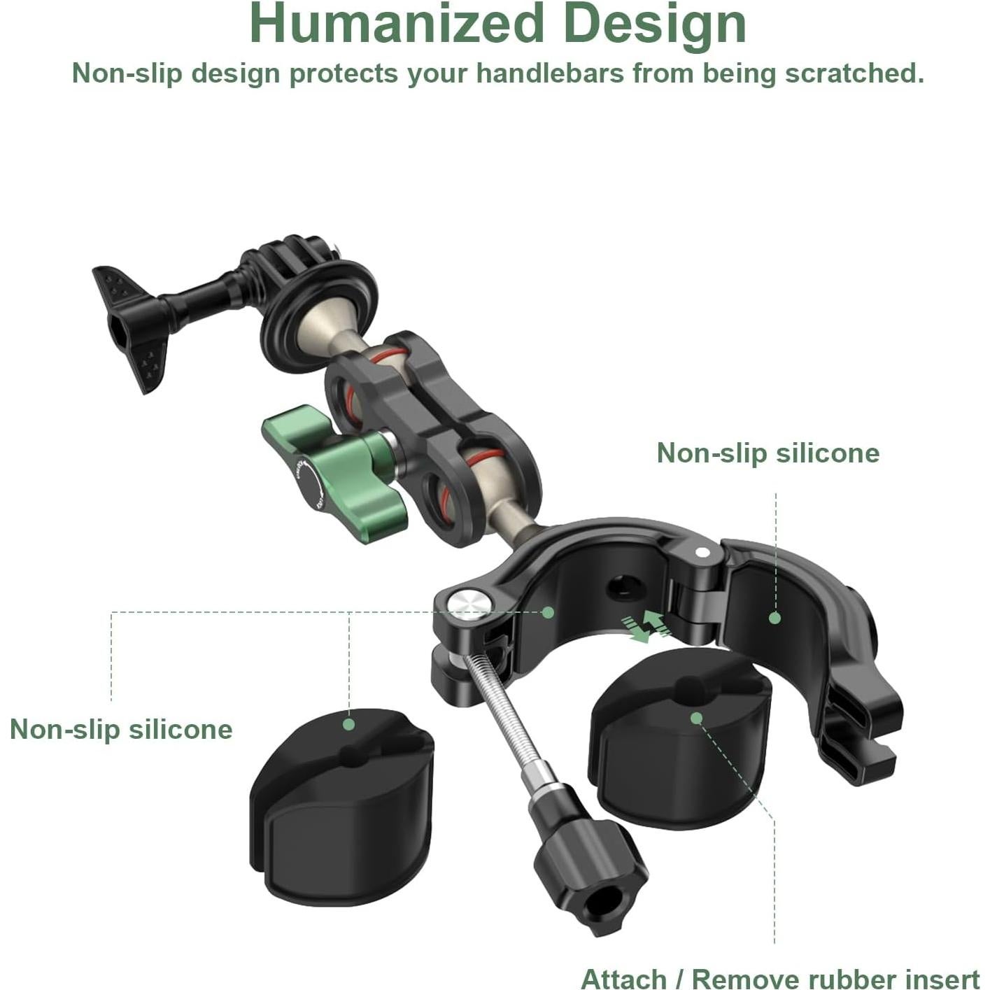 Soporte de Manillar para Cámara Deportiva forubar 360°