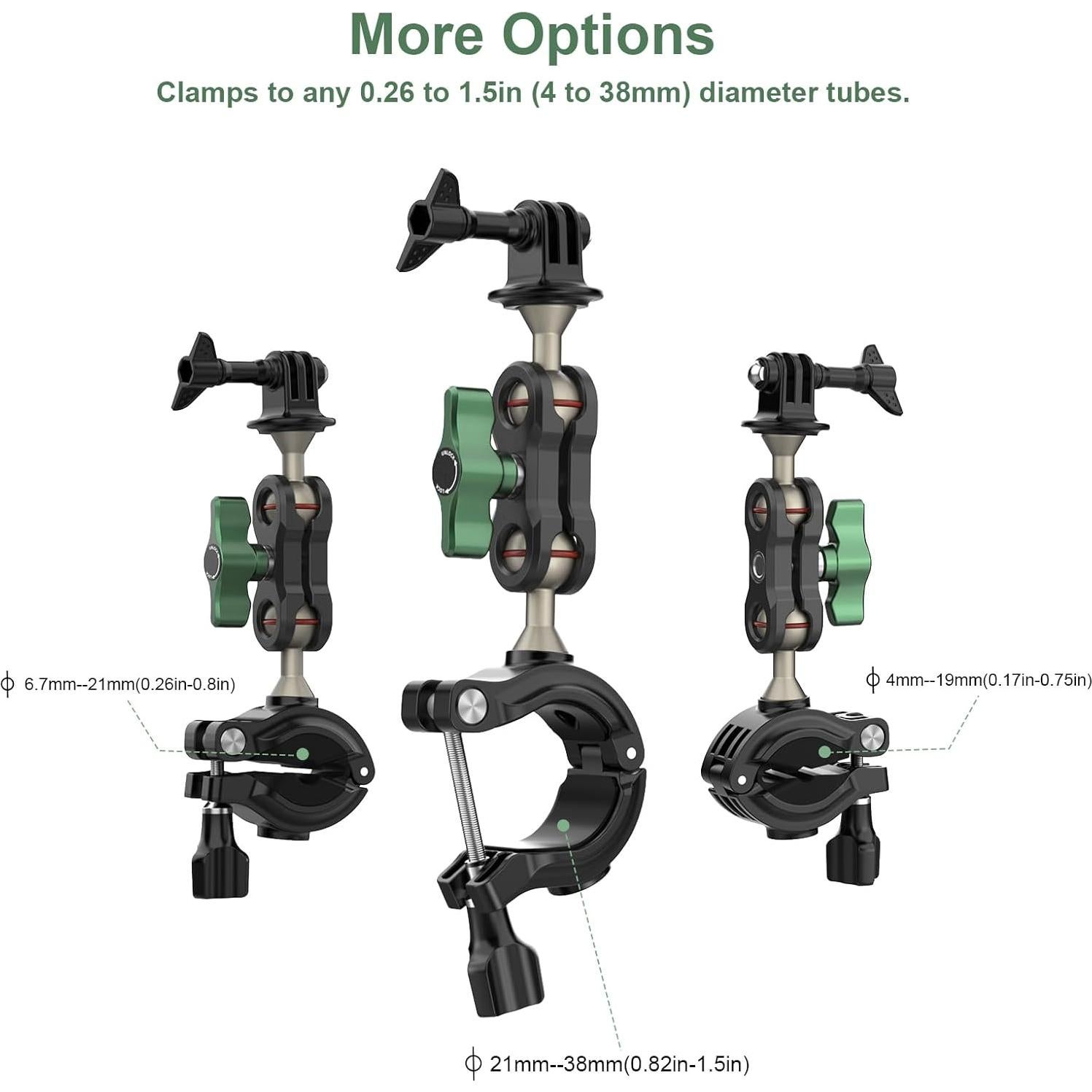 Soporte de Manillar para Cámara Deportiva forubar 360°