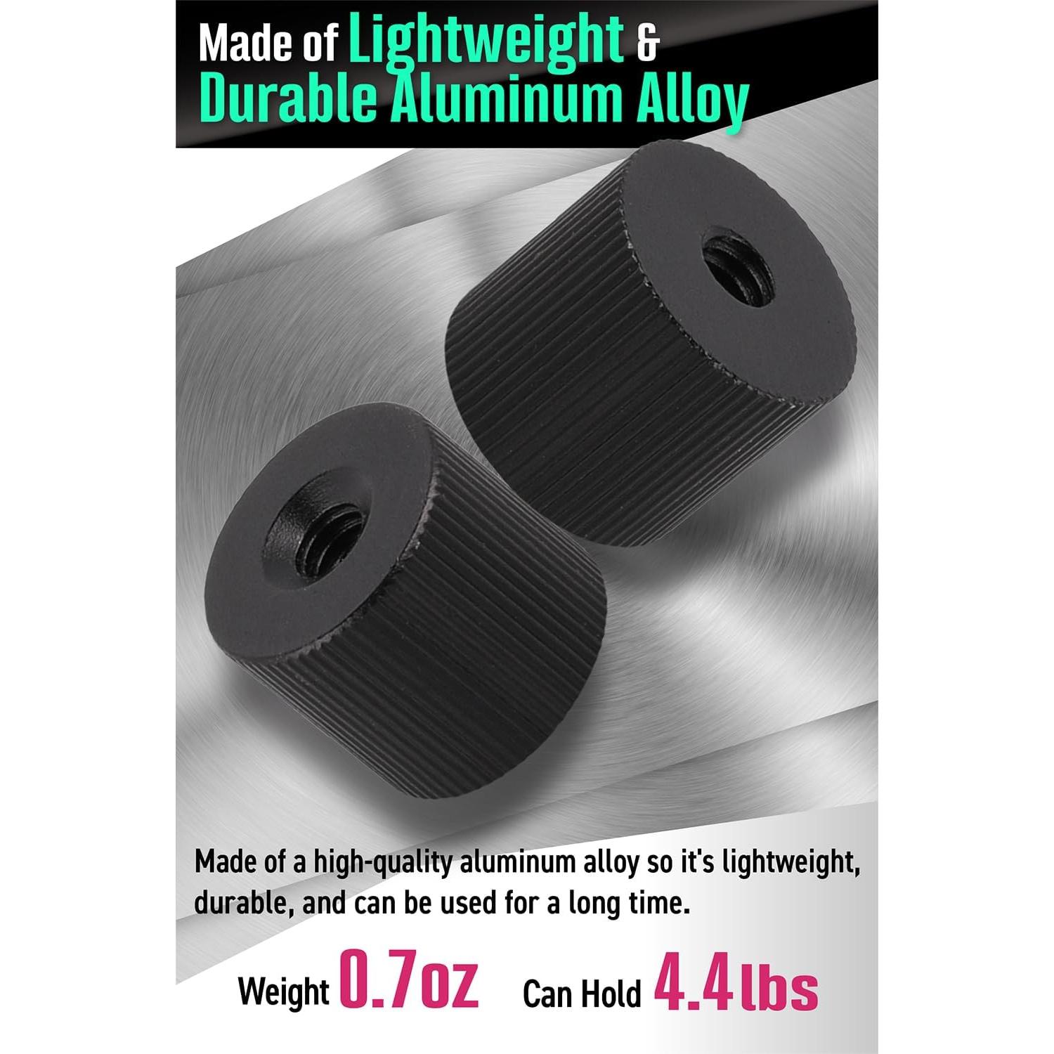 Adaptador de Rosca de Trípode ETLIFE 1/4 F a 1/4 F - 2 Piezas