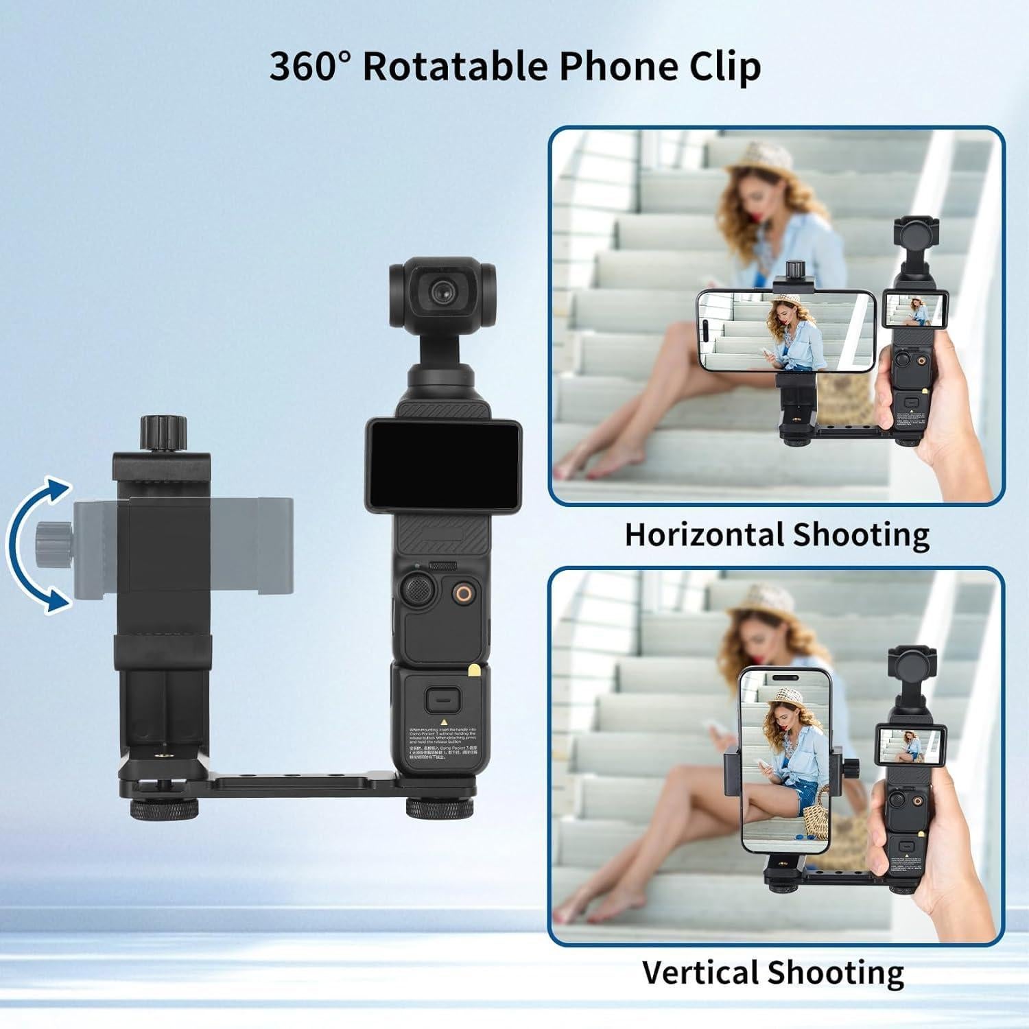 Soporte para Teléfono UTEBIT con Varilla Extensible y 3 Zapatas