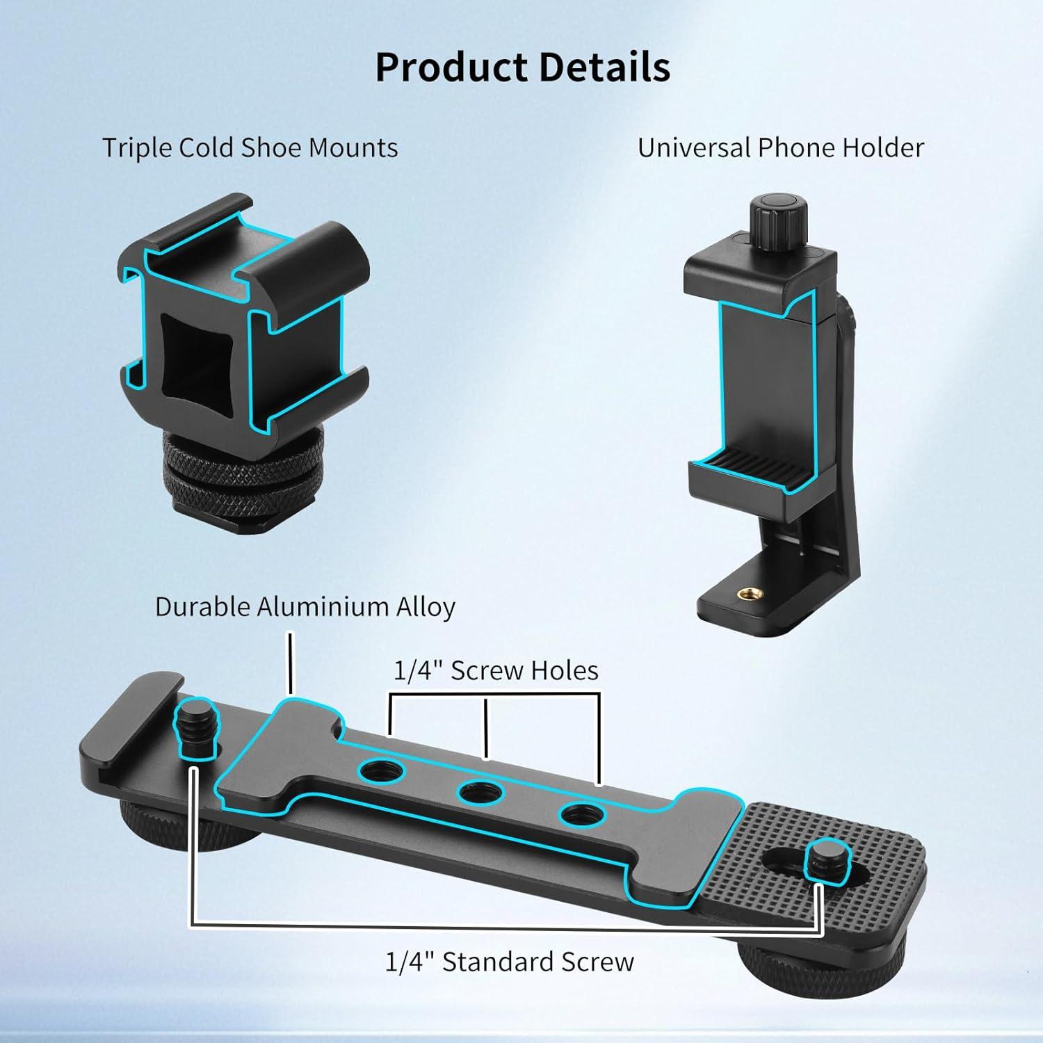 Soporte para Teléfono UTEBIT con Varilla Extensible y 3 Zapatas