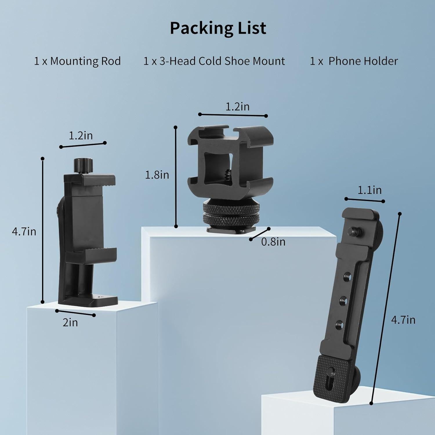 Soporte para Teléfono UTEBIT con Varilla Extensible y 3 Zapatas