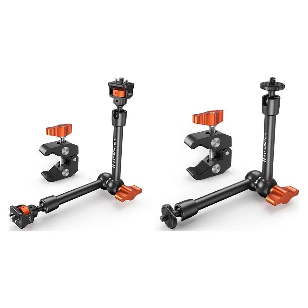 Kit de Abrazadera de Brazo Mágico K&F CONCEPT 28 cm y 25 cm