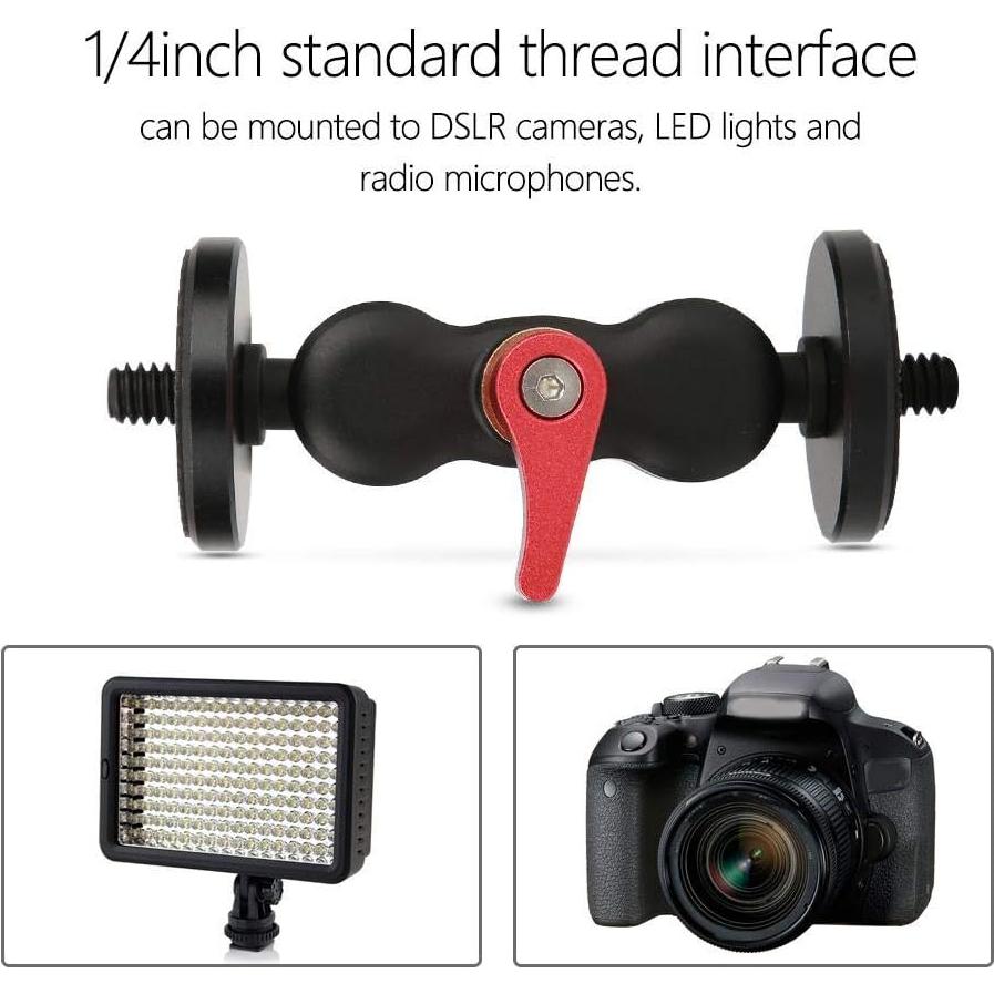 Adaptador de Brazo Mágico Acouto 360° para Monitor y Luz