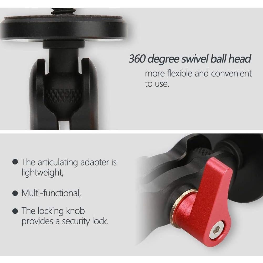 Adaptador de Brazo Mágico Acouto 360° para Monitor y Luz