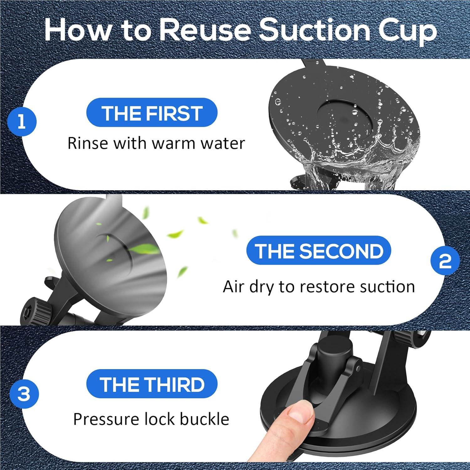 Soporte de Ventosa para Detector de Radar Escort - Mejorado