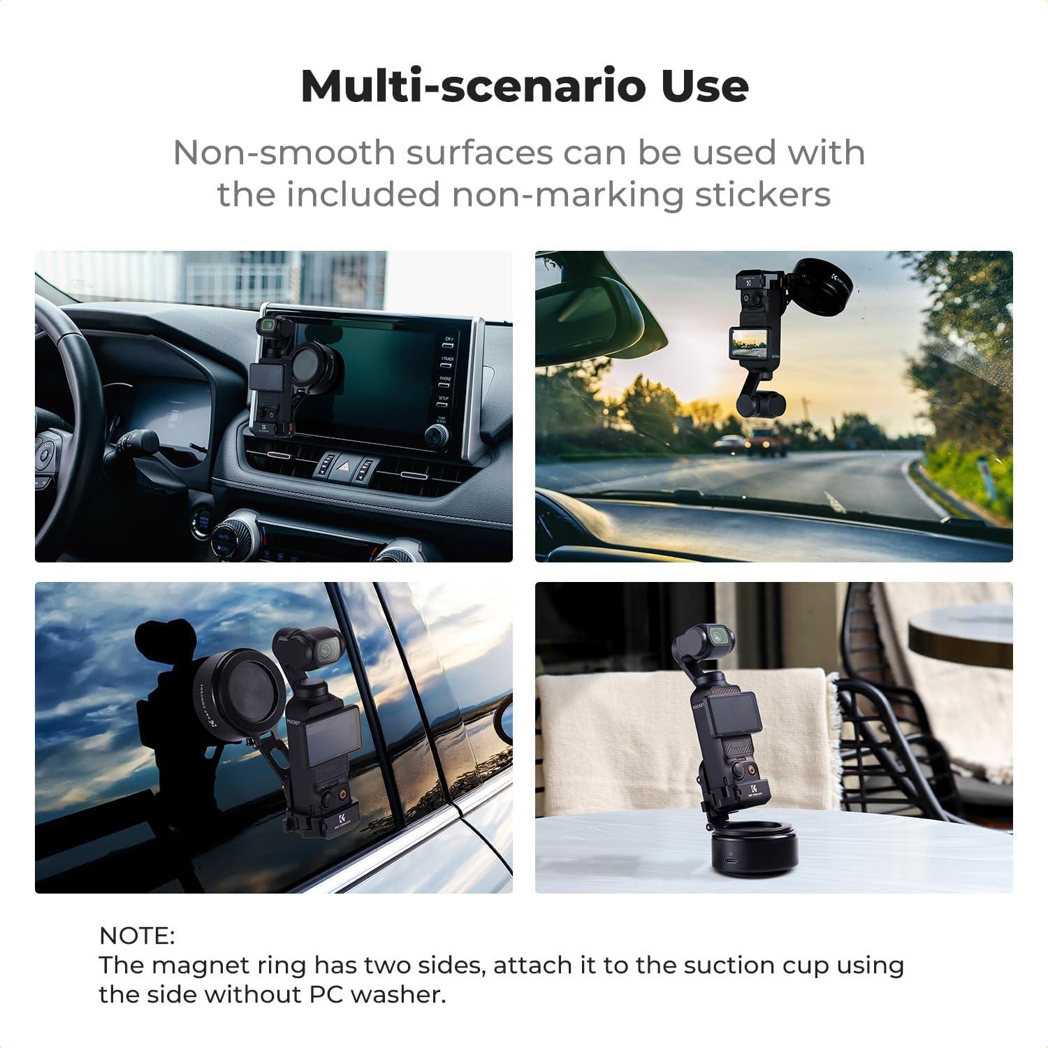 Soporte Magnético de Vacío K&F Concept para DJI Osmo Pocket 3