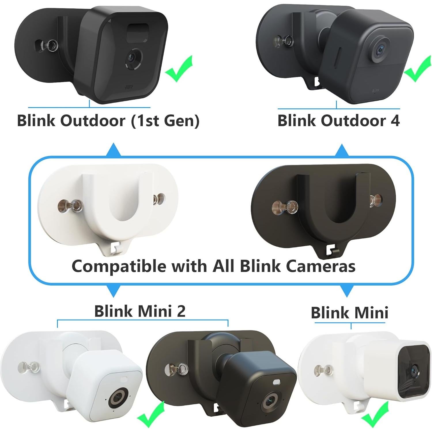 Soporte para Cámara Blink con Doble Ventosa - Paquete de 2