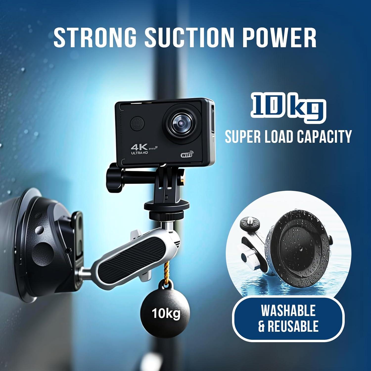 Soporte de Teléfono para Coche MIOLOE con Ventosa 360° Negro