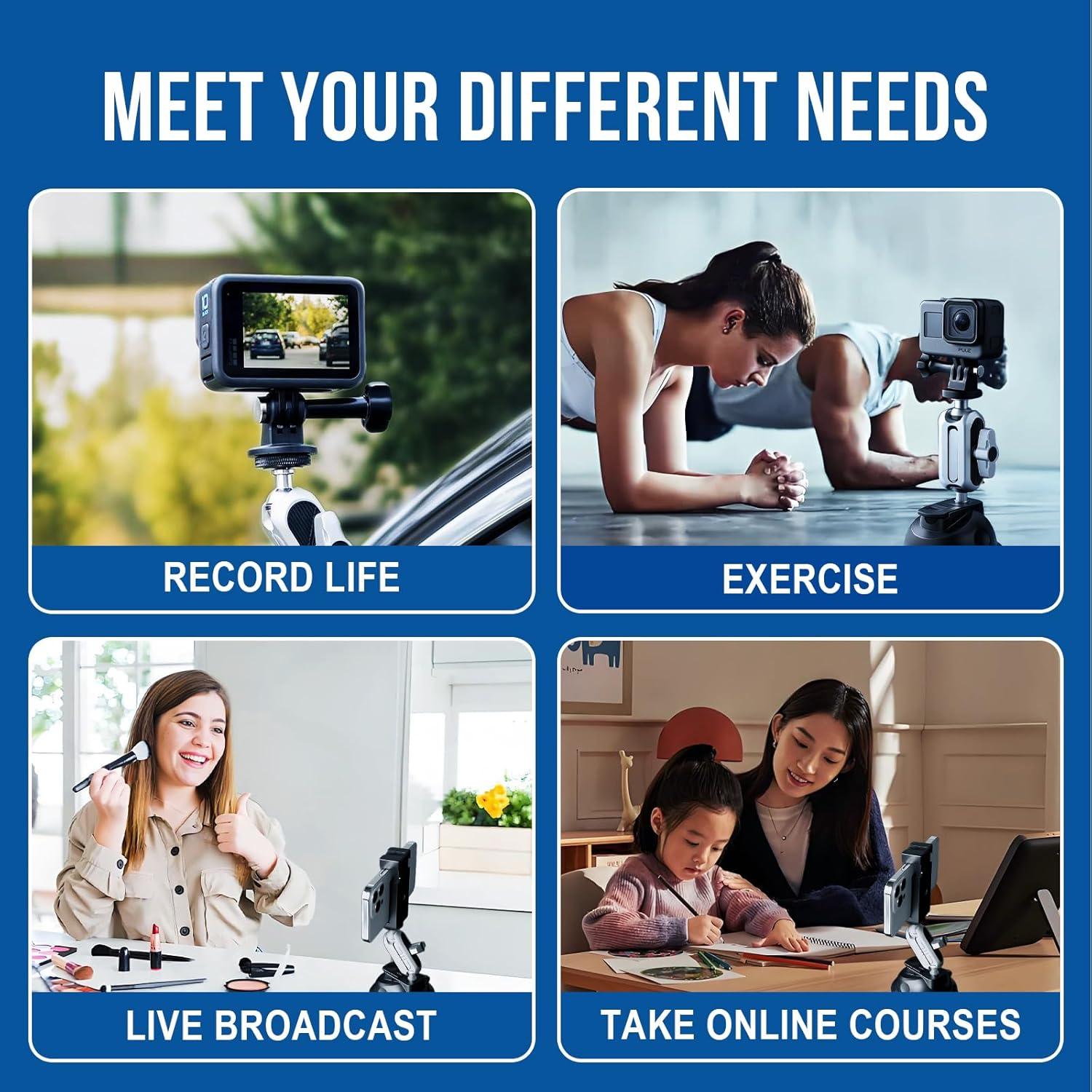 Soporte de Teléfono para Coche MIOLOE con Ventosa 360° Negro