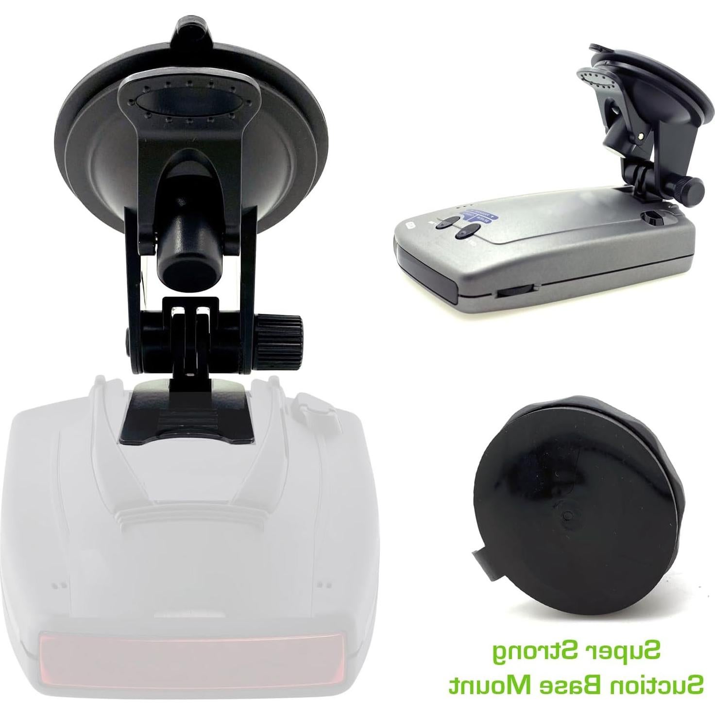 Soporte de Ventosa ChargerCity para Radar Escort y Beltronics