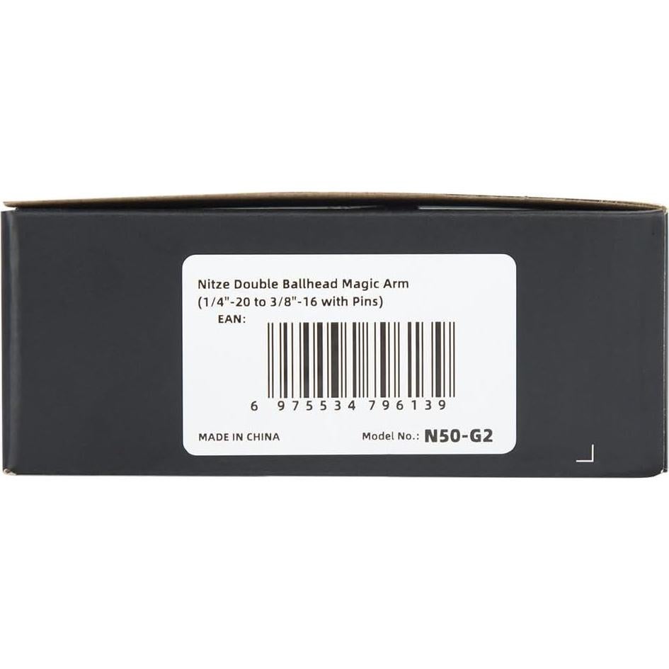 Brazo Mágico Nitze N50-G2 con Doble Cabezal Esférico
