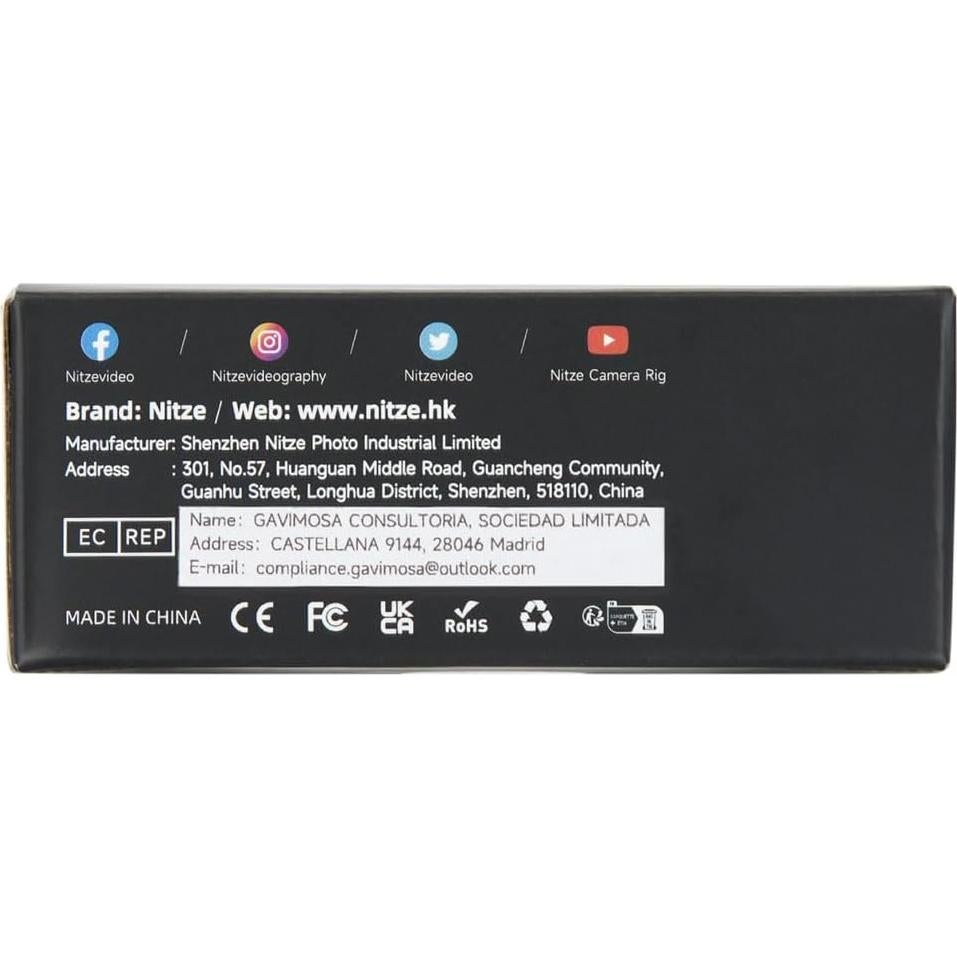 Brazo Mágico Nitze N50-G2 con Doble Cabezal Esférico