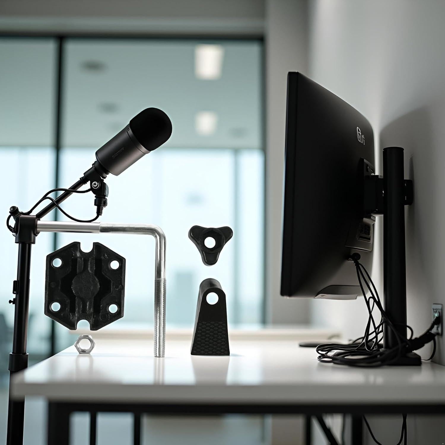 Soporte de Abrazadera para Micrófonos Zhuluck Mc-001 Metal