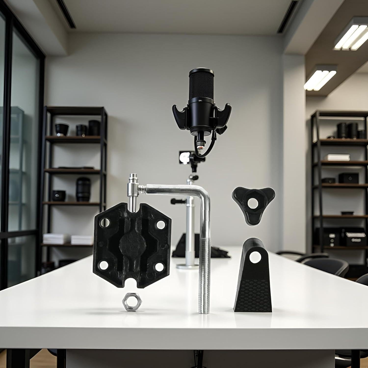 Soporte de Abrazadera para Micrófonos Zhuluck Mc-001 Metal