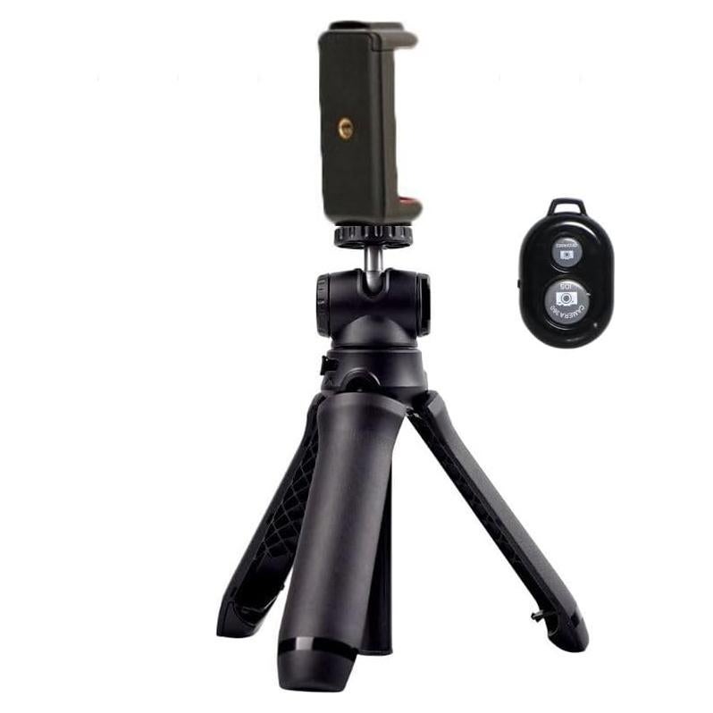 Trípode portátil y palo de selfie Spovan con zapata fría 360°