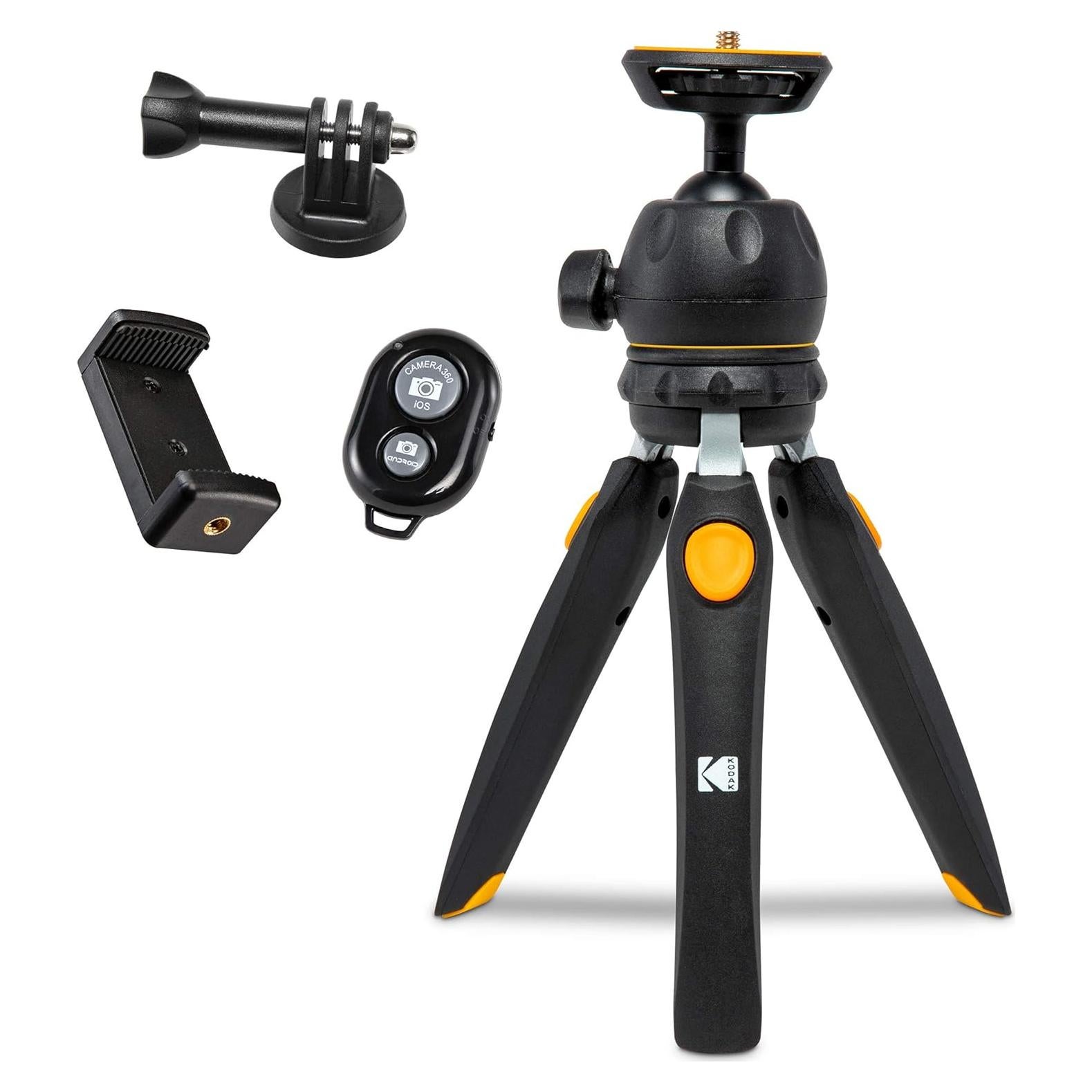 Trípode Mini Kodak Ajustable 22.86 cm con Adaptadores