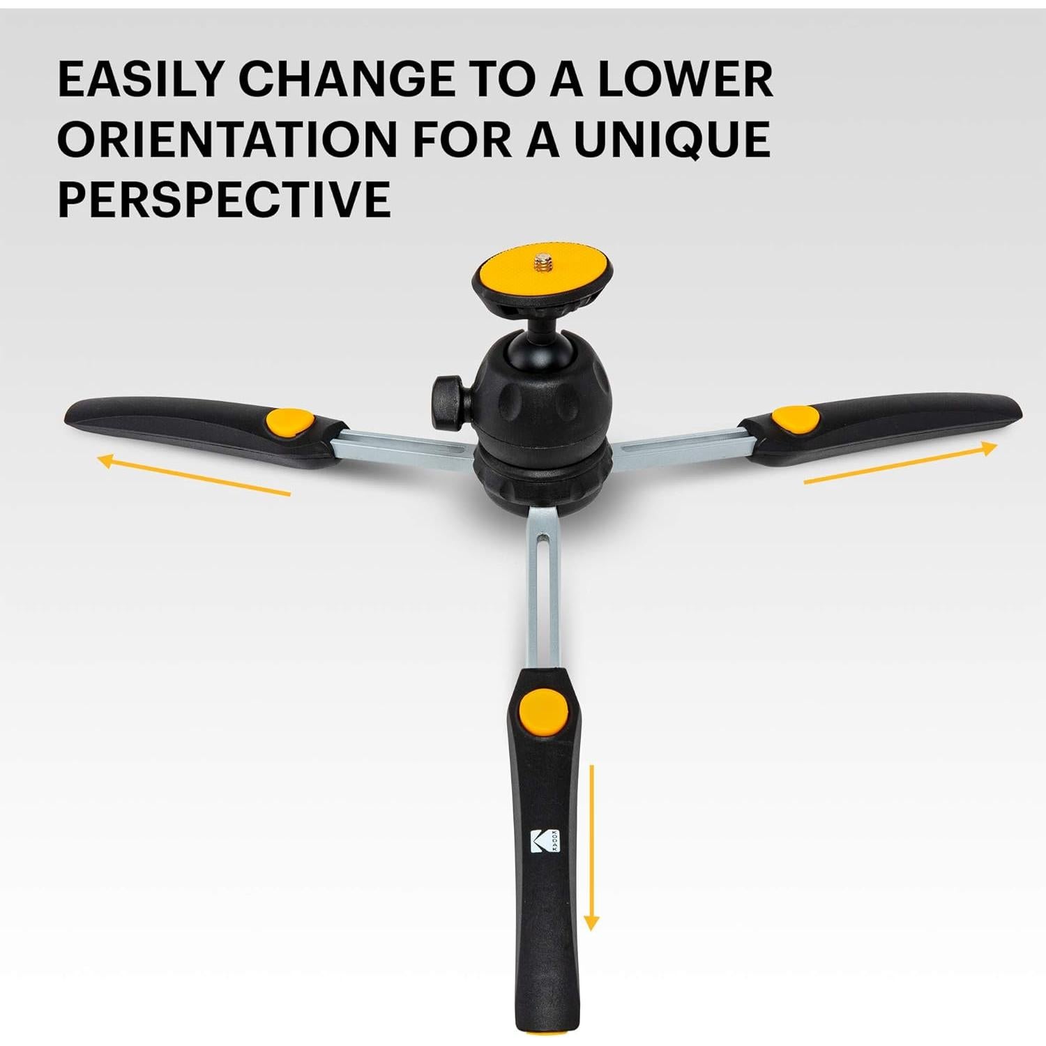 Trípode Mini Kodak Ajustable 22.86 cm con Adaptadores