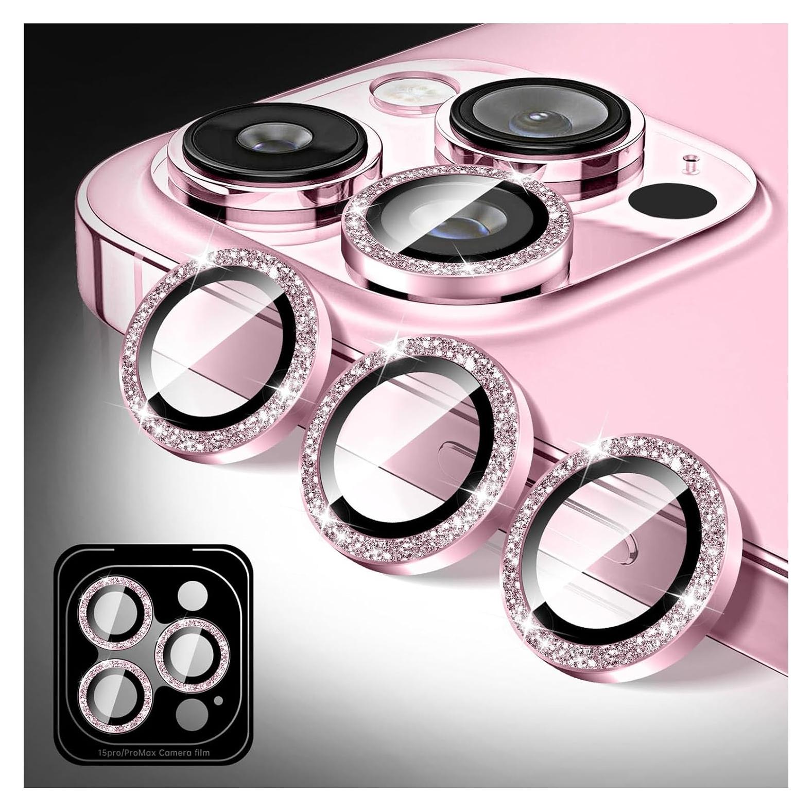 Protector de Lente de Cámara Kucheed para iPhone 11 Pro Max Rosa