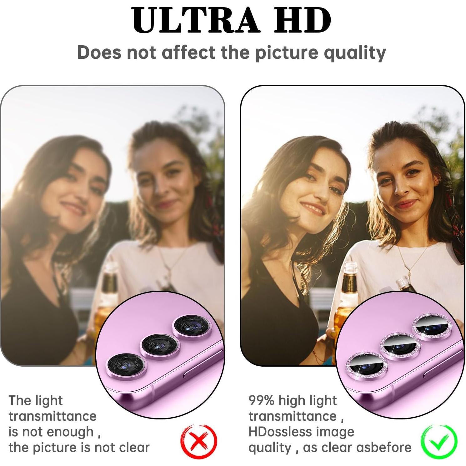 Protector de Lente de Cámara Kucheed para Samsung A35/A55 9H