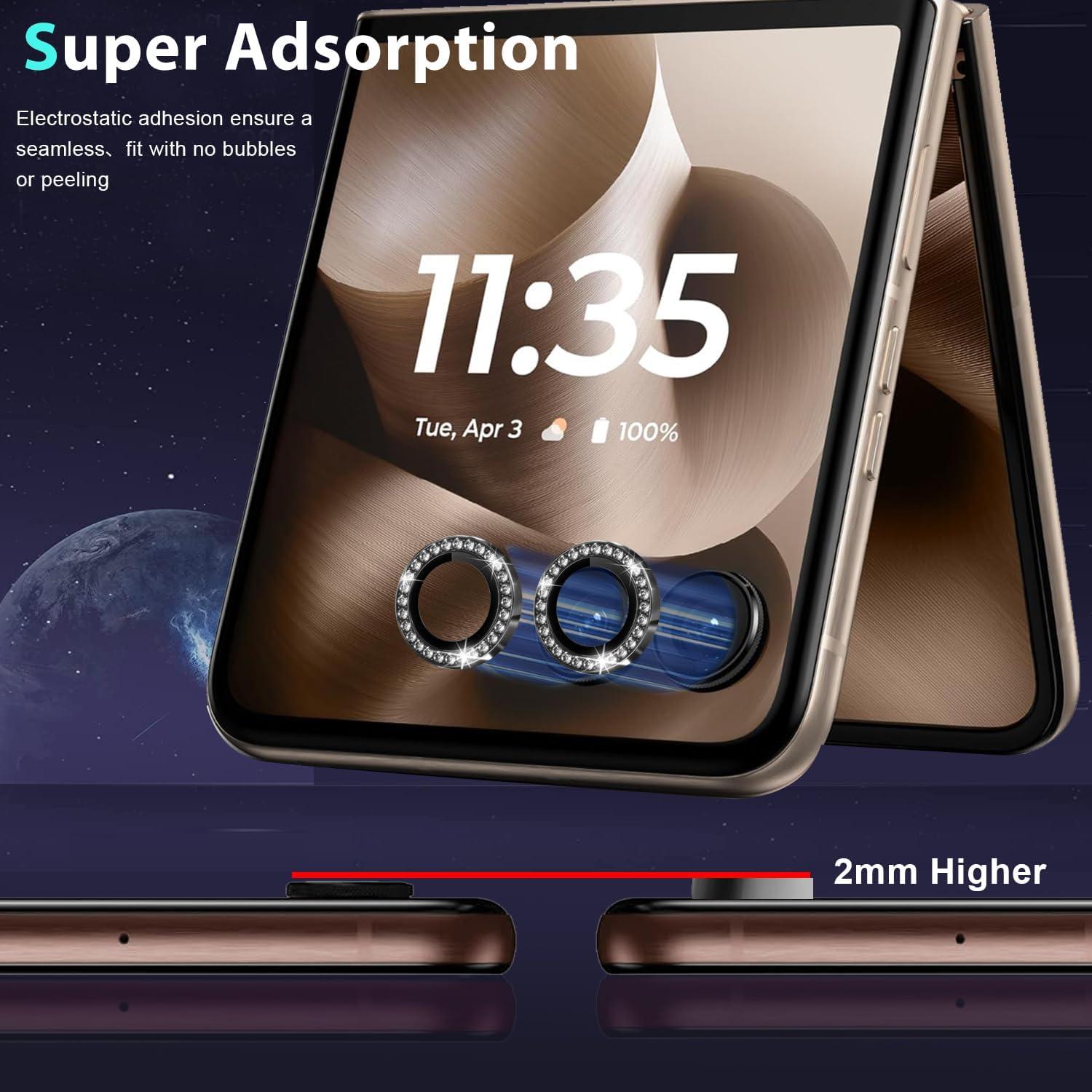 Protector de Lente de Cámara Zeking para Motorola Razr 60/2025