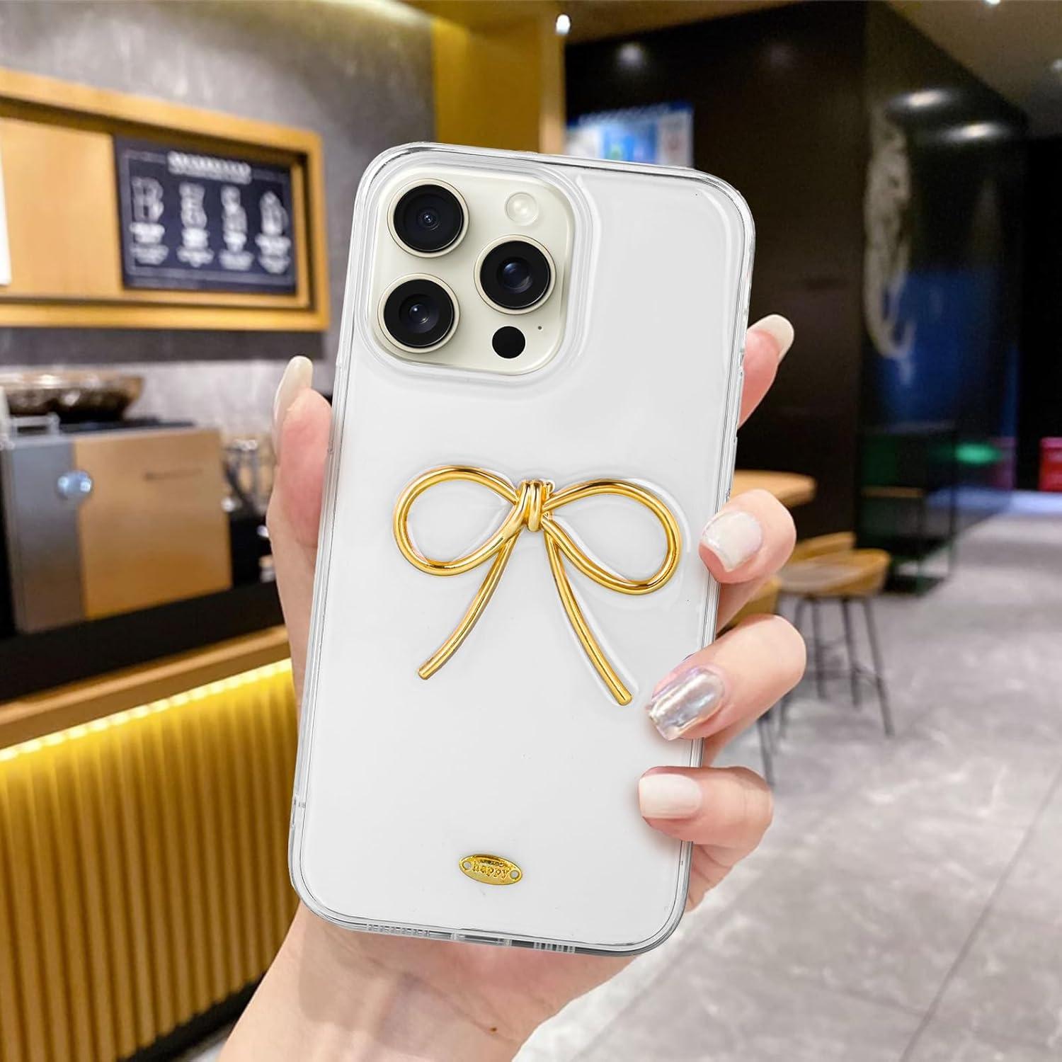 Funda protectora LIOPEU para iPhone 14 Pro Max Dorado