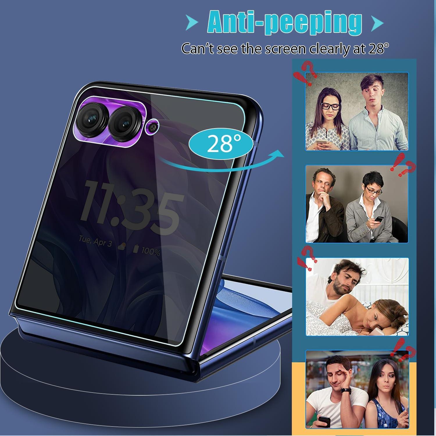 Protector de Pantalla Privado Zeking para Motorola Razr 50 2024