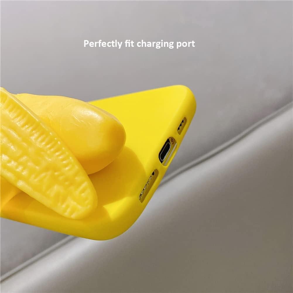 Funda Silicona Kawaii para iPhone 16 Pro Max - Banana A